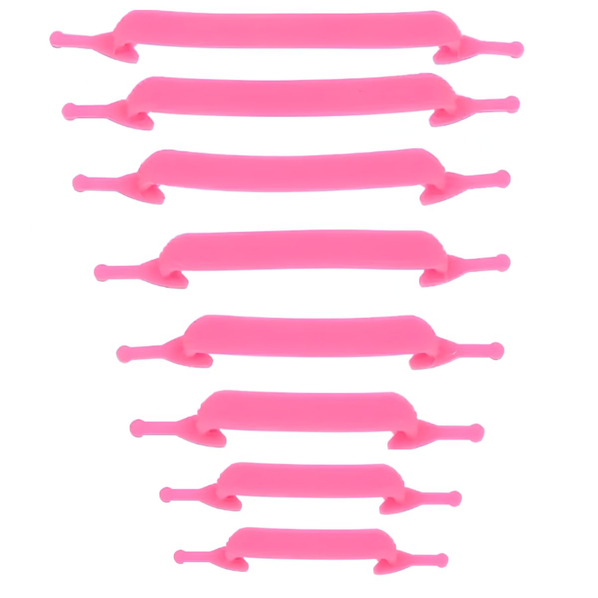 Cadarço De Silicone O Par Elástico Rosa Cadarço De Silicone O Par Elástico Rosa